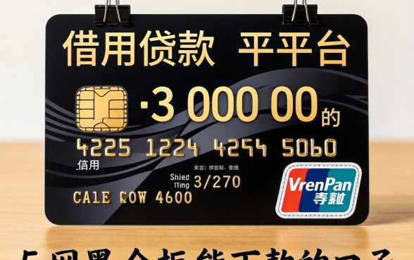 信用卡借款3000的平台，概括五个网黑全拒能下款的口子