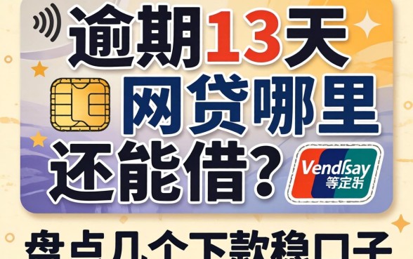 信用卡逾期13天网贷哪里还能借？盘点几个下款稳的口子