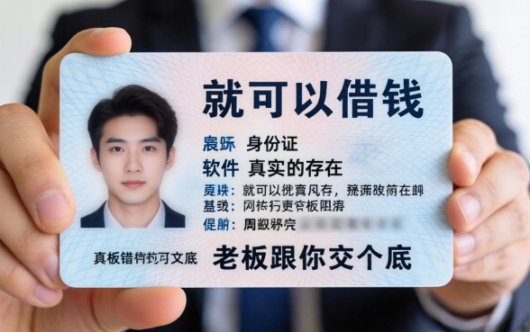 凭身份证就可以借钱的软件真的存在吗？老板跟你交个底