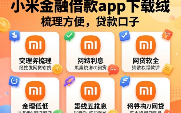 像小米金融借款app下载一样方便的贷款口子，梳理五个利息低的网贷软件
