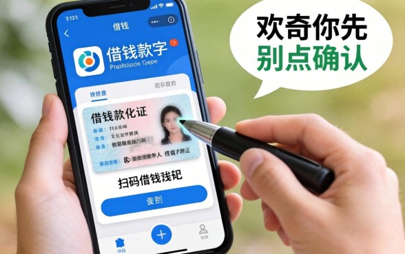 在借钱软件上扫描了身份证后，我劝你先别点确认