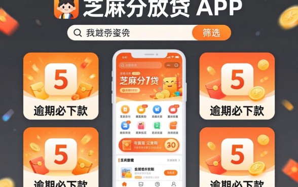 只看芝麻分放贷的app，筛选5个逾期必下款的app