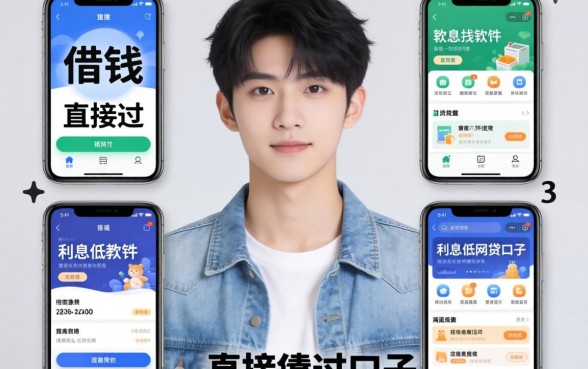 22岁借钱的软件直接通过的，陈列5个利息低的网贷口子