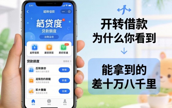 周转借款app的贷款额度，为什么你看到的和能拿到的差十万八千里？