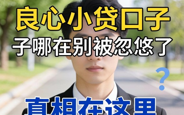 2026年良心小贷口子在哪？别被忽悠了，真相在这里