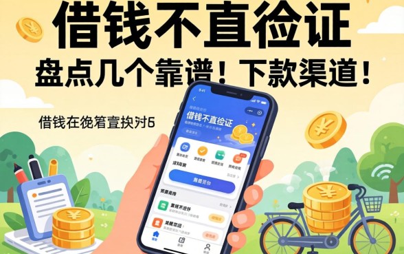 什么应用可以借钱不看征信的？盘点几个靠谱的下款渠道