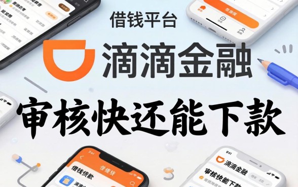 发现几个像滴滴金融的借钱平台，审核快还能下款