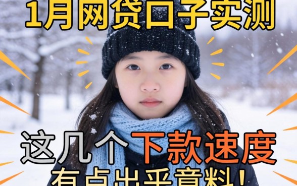 2026 2月网贷口子实测：这几个下款速度有点出乎意料