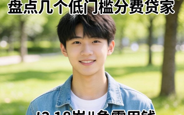 刚满18岁急需用钱？盘点几个低门槛小额贷款