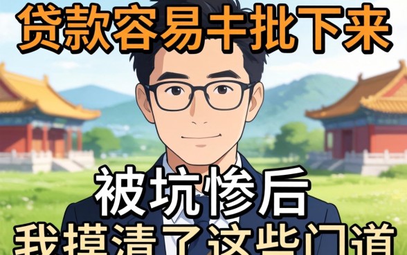 什么贷款最容易批下来呢？被坑惨后我摸清了这些门道