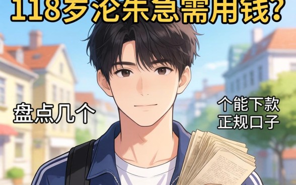 刚满18岁急需用钱?盘点几个能下款的正规口子