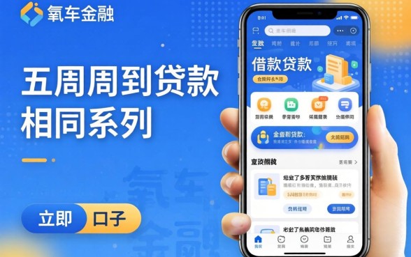 像有氧金融的借款软件，概括五个周周到贷款相同系列的口子