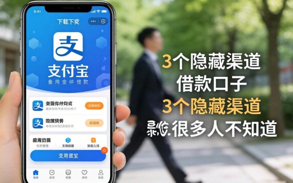像支付宝备用金借款app下载一样方便的借款口子，这3个隐藏渠道很多人不知道