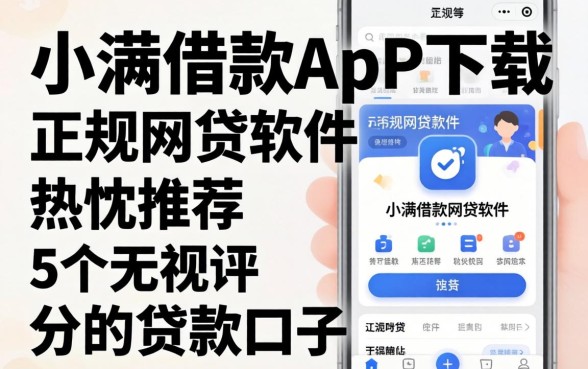 像度小满借款app下载一样正规的网贷软件，热忱推荐5个无视评分的贷款口子