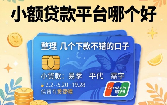 信用小额贷款平台哪个好？整理了几个下款不错的口子