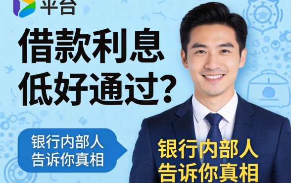 什么平台借款利息低好通过？银行内部人告诉你真相