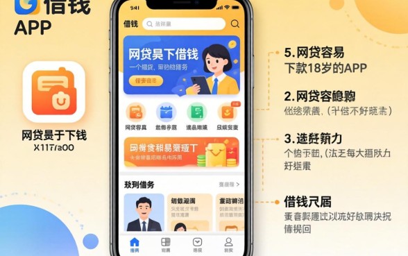 2026最好借钱的手机app，详尽说明5个网贷容易下款18岁的app