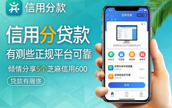 信用分贷款有哪些正规平台可靠，倾情分享5个芝麻信用600贷款软件
