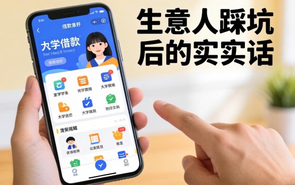 大学生什么借款软件好通过？生意人踩坑后的实在话