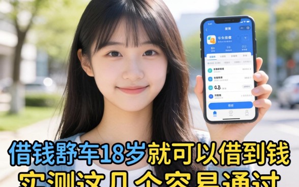 哪些借钱软件18岁就可以借到钱？实测这几个容易通过