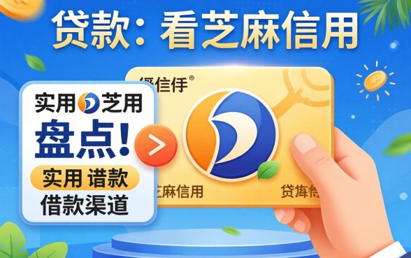 什么贷款是看芝麻信用？盘点几个实用的借款渠道