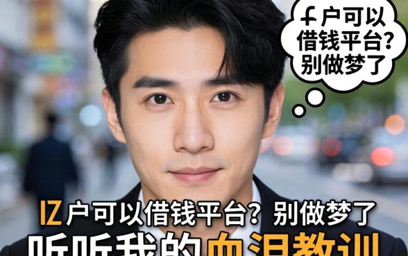 2026黑户可以借钱的平台？别做梦了，听听我的血泪教训