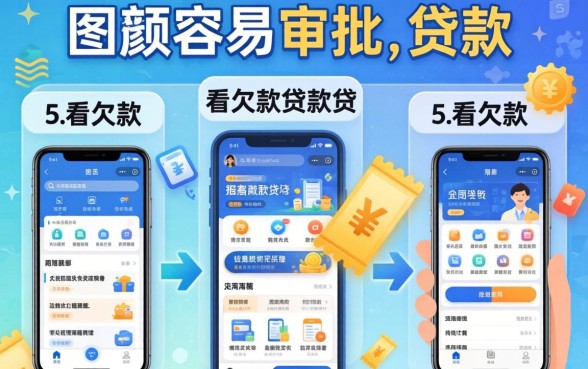 大额容易审批的贷款，归纳五个不看欠款的贷款软件