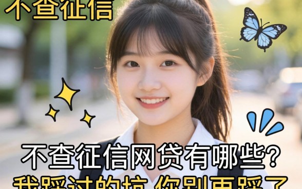 19岁不查征信的网贷有哪些？我踩过的坑你别再踩了
