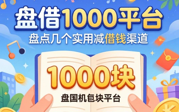 哪里可以借1000块平台?盘点几个实用的借钱渠道