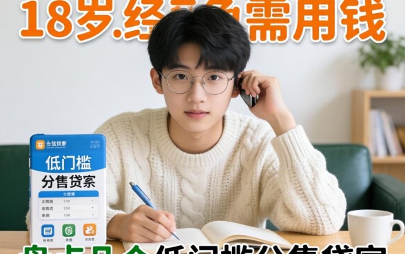 刚满18岁急需用钱？盘点几个低门槛小额贷款