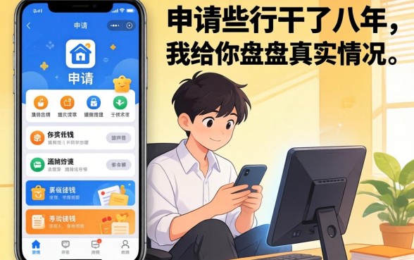 借钱申请软件有哪些平台？这行干了八年，我给你盘盘真实情况