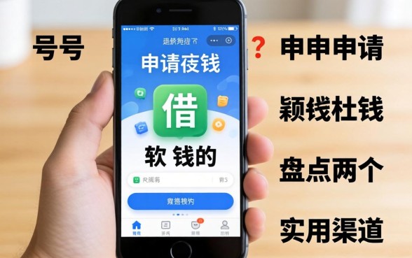 哪里有手机号申请借钱的软件？盘点两个实用渠道