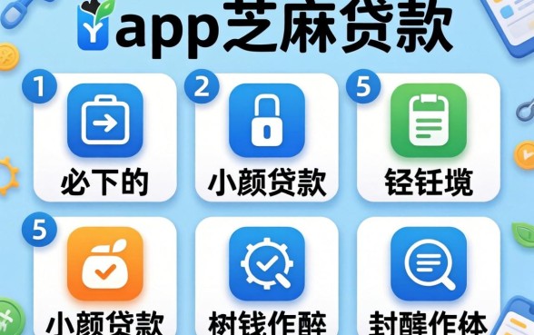 借钱app芝麻贷款,罗列5个必下的小额贷款软件