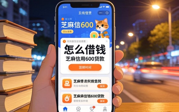 半夜怎么借钱,概括五个芝麻信用600贷款软件