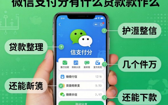 凭微信支付分有什么贷款软件么？整理几个还能下款的