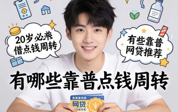 刚满20岁想借点钱周转，有哪些靠谱的网贷推荐吗？