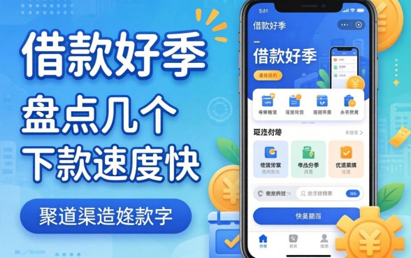哪个借款软件好用一点？盘点几个下款速度快的渠道