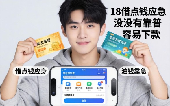 刚满18岁想借点钱应急，有没有靠谱且容易下款的软件推荐？