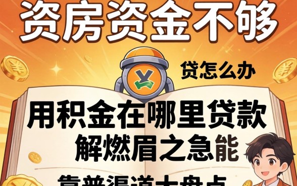 买房资金不够怎么办?用公积金在哪里贷款能解燃眉之急?靠谱渠道大盘点
