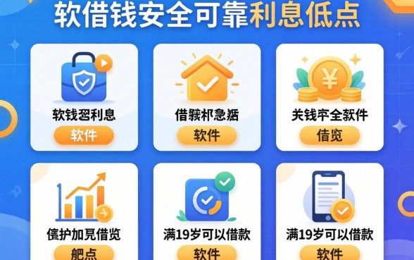 什么软件借钱安全可靠利息低点，概览五个满19岁可以借款的平台
