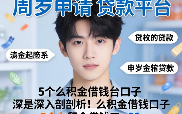 18周岁申请贷款平台,深入剖析5个公积金借钱口子