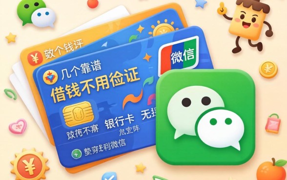 什么软件借钱不用征信不用银行卡不用微信？整理几个靠谱的