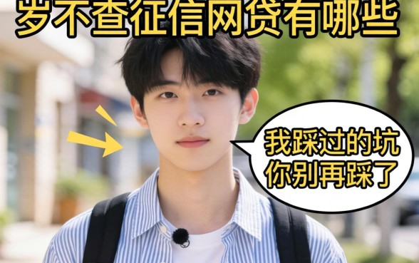 19岁不查征信的网贷有哪些？我踩过的坑你别再踩了