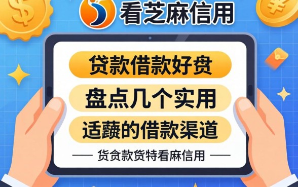什么贷款是看芝麻信用？盘点几个实用的借款渠道