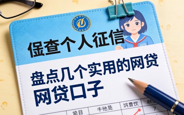 到哪查个人征信？盘点几个实用的网贷口子
