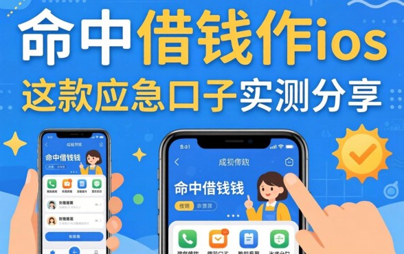 不需要成年的借钱软件ios：这几款应急口子实测分享