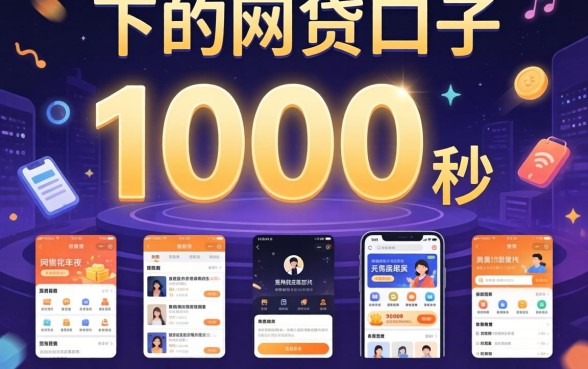 1000秒下的网贷口子,概览5个无视黑花半夜下款的网贷软件