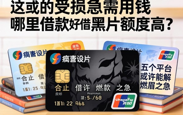 信用受损急需用钱哪里借款好借黑户额度高?这五个平台或许能解燃眉之急