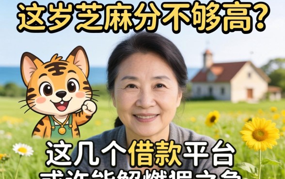 53岁芝麻分不够高？这几个借款平台或许能解燃眉之急