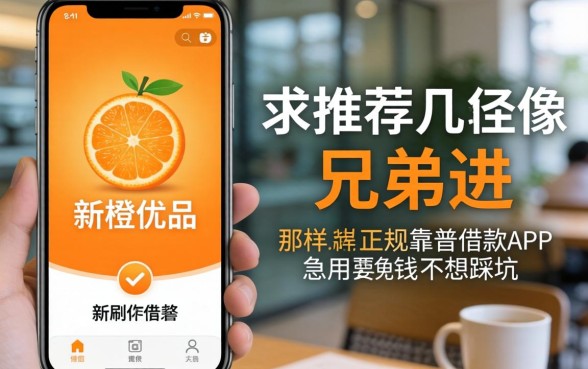 刚下款的兄弟进,求推荐几个像新橙优品那样正规靠谱的借款APP,急用钱不想踩坑!